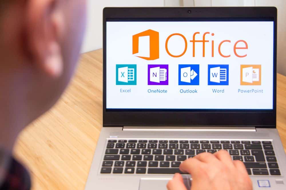 office-on-laptop